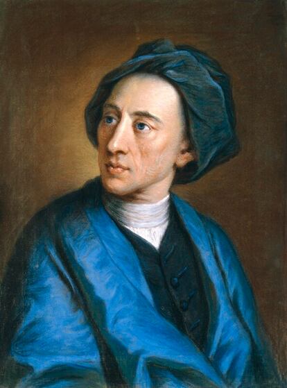 Alexander Pope por William Hoare