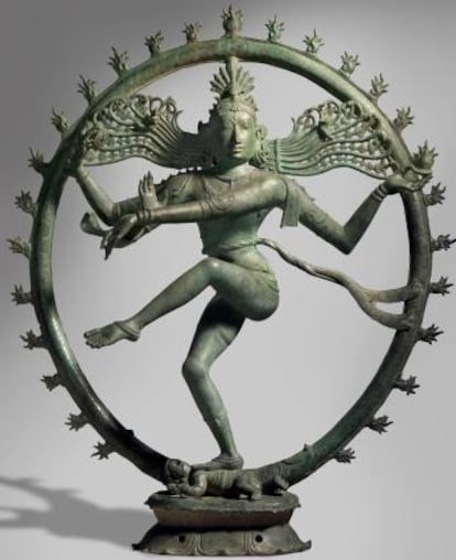 'Shiva Natarajan', estatua de 900 años de antigüedad, fue robada de un templo, vendida desde EE UU al Museo Nacional de Australia y devuelta a India en 2014.