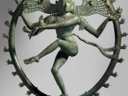 'Shiva Natarajan', estatua de 900 años de antigüedad, fue robada de un templo, vendida desde EE UU al Museo Nacional de Australia y devuelta a India en 2014.