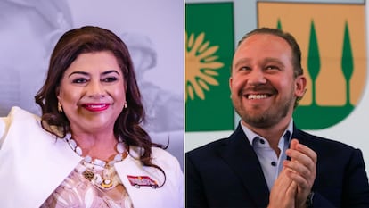 Clara Brugada y Santiago Taboada, candidatos al Gobierno de Ciudad de México.