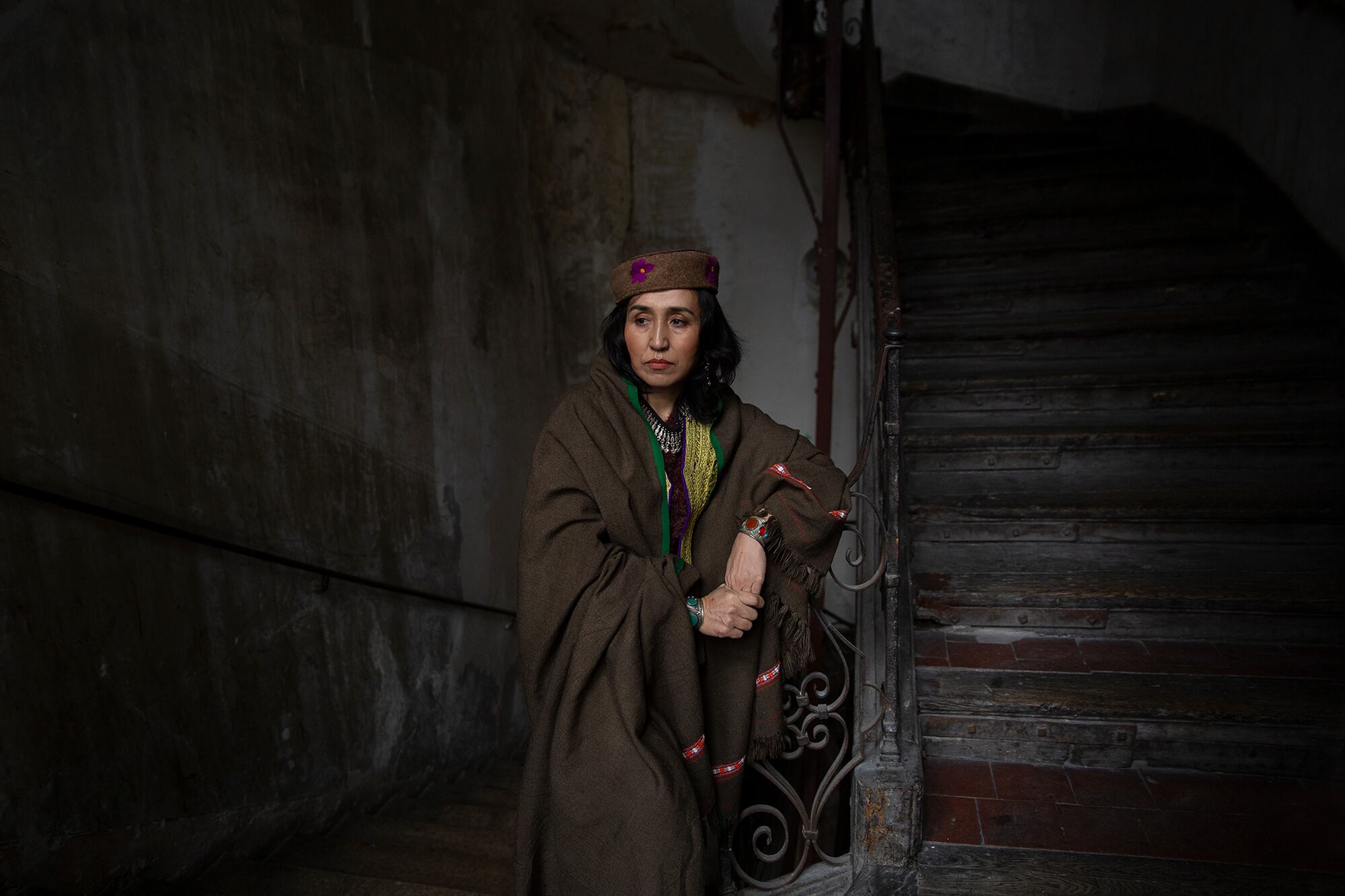 La afgana Aqila Rezaee,  en una fotografía tomada en París.