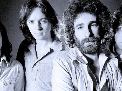 La formación original de 10cc. Desde la izquierda, Lol Creme, Eric Stewart, Kevin Godley y Graham Gouldman.