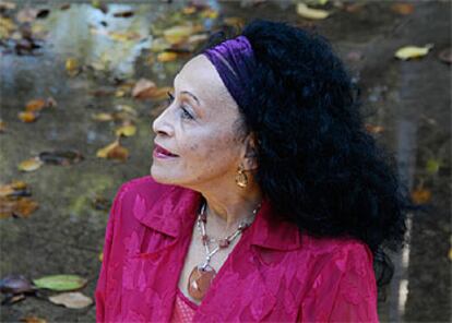 La cantante cubana Omara Portuondo.