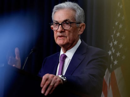 El presidente de la Reserva Federal (Fed) de EE UU, Jerome Powell