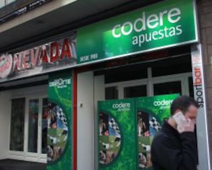 Establecimiento de apuestas de Codere en Madrid.