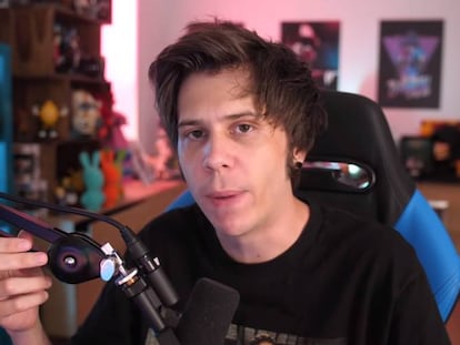 Rubén Doblas Gundersen, conocido como 'El Rubius', en uno de sus vídeos.