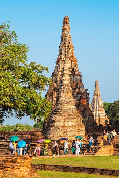 El sitio histórico de Ayutthaya, patrimonio mundial de la Unesco.