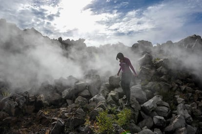 El volcán Paricutin, en Michoacán