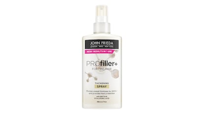 This densifier spray provides volume and density to the hair.