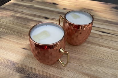 Ayran casero del restaurante turco Jalo, en Madrid.