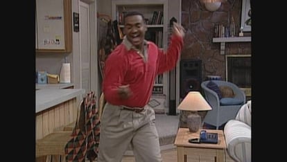 Alfonso Ribeiro, bailando en 'El príncipe de Bel-Air'.