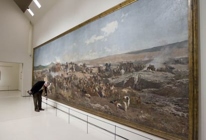 El MNAC expone 'La Batalla de Tetuán' de Marià Fortuny.