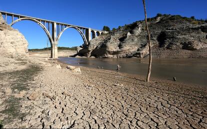 El embalse de Entrepeñas (Guadalajara), el 14 de noviembre de 2017.