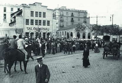 El Arnau, en pleno Paral·lel, en los años 10.