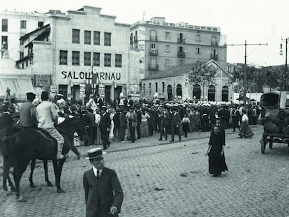 El Arnau, en pleno Paral·lel, en los años 10.