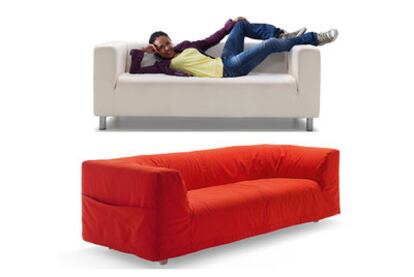 El nuevo sofá de Jasper Morrison, que se asemeja a un modelo clásico de la marca sueca Ikea.