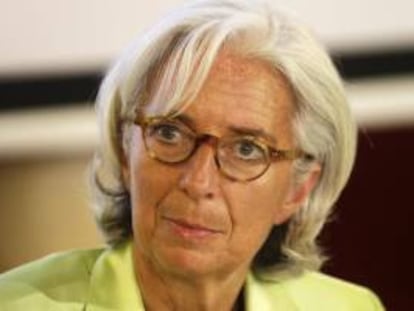 La directora gerente del Fondo Monetario Internacional (FMI), Christine Lagarde. EFE/Archivo