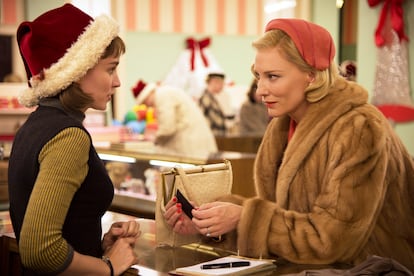  Rooney Mara y Cate Blanchett en 'Carol'.