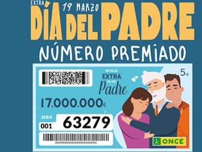ONCE: Sorteo extra del Día del Padre 2021 | Consulta los números premiados