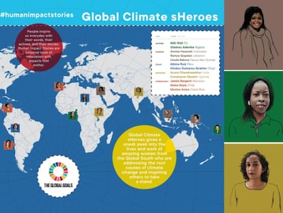 12 mujeres contra el cambio climático