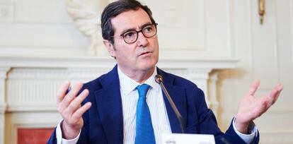 El presidente de CEOE, Antonio Garamendi.