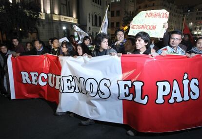 Protestantes en Lima, Perú