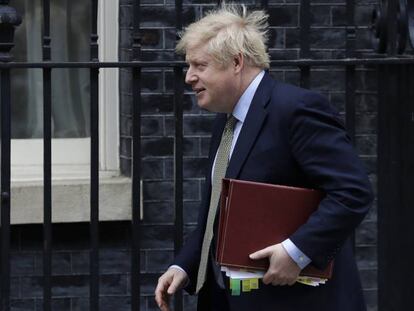 El primer ministro británico, Boris Johnson