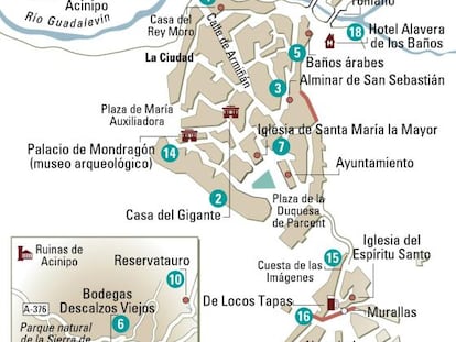 24 horas en... Ronda, el mapa