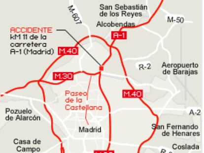 Accidente en la A-1 (Madrid)