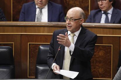 El ministro Cristóbal Montoro.