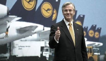 El consejero delegado de la aerol&iacute;nea Lufthansa, Christoph Franz