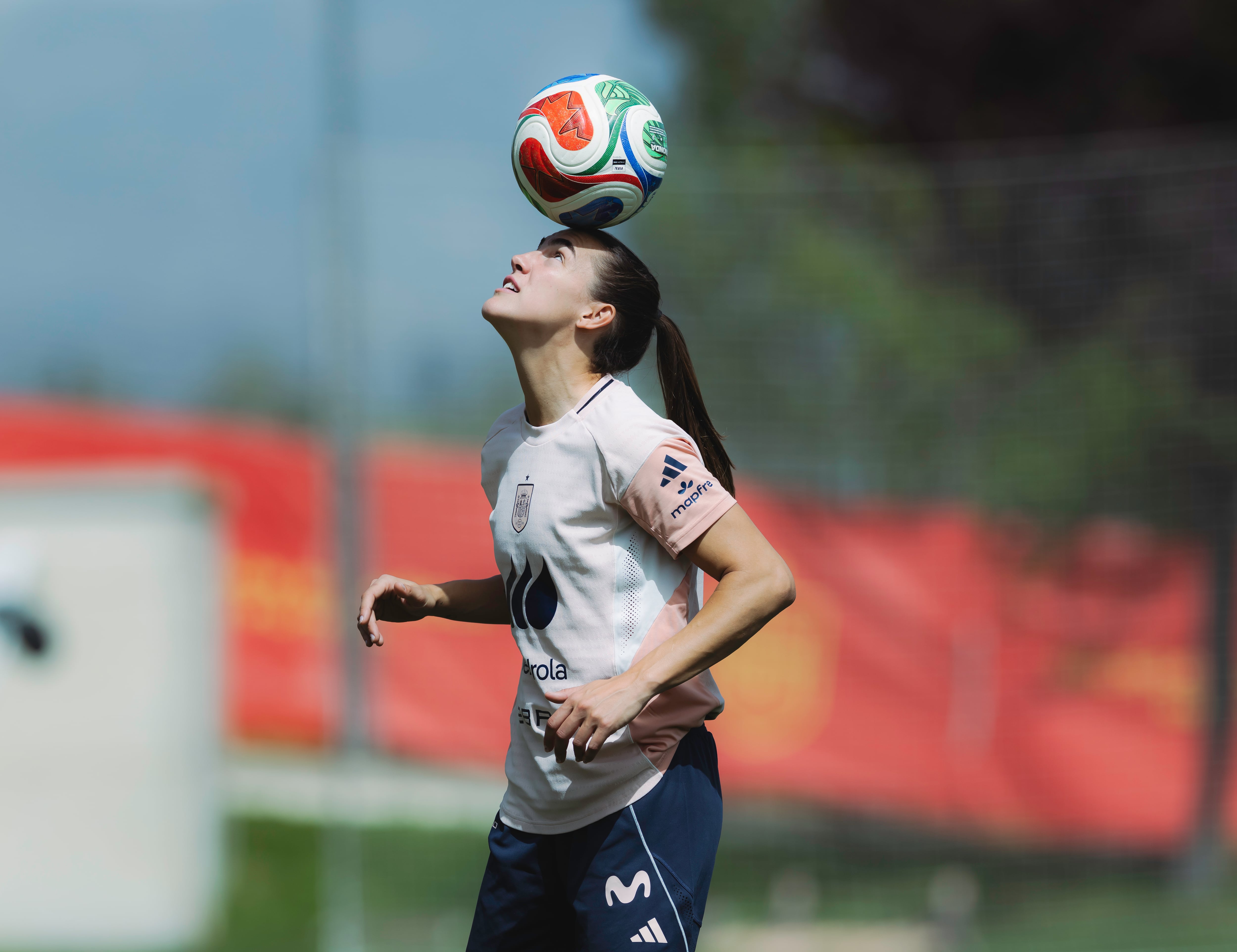 Patri Guijarro, el pasado viernes en la Ciudad del Fútbol de Las Rozas.