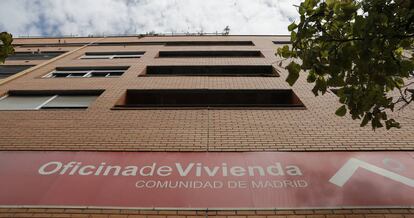 Oficina de vivienda de la Comunidad de Madrid.