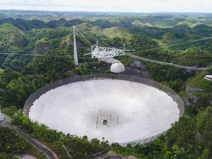 Imagen del Observatorio de Arecibo administrado por UCF, tomada en 2019.