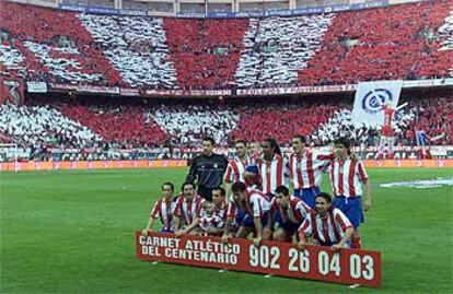 Aparte de los actos puramente festivos, el plato fuerte del centenario atlético fue el partido de Liga contra Osasuna. Los <i>rojillos</i> se impusieron 0-1 en el Calderón impidiendo que la alegría del aniversario del Atlético se trasladara al césped.