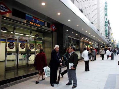 La nueva parada de metro de Preciados