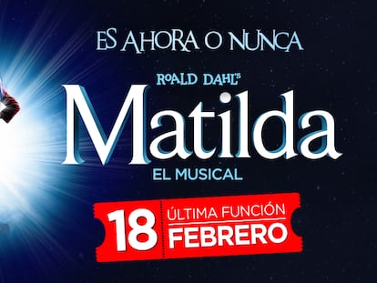 Cartel oficial de 'Matilda, el musical'
