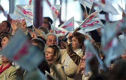 Asistentes a la presentación de las candidaturas del PP a la Comunidad de Madrid, el pasado abril.