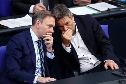 Christian Lindner y Robert Habeck