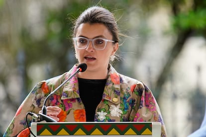 María José Pinto, en la Cumbre de los Países Amazónicos el 22 de Agosto de 2025.