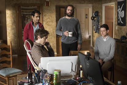 Los protagonistas de &#039;Silicon Valley&#039;.