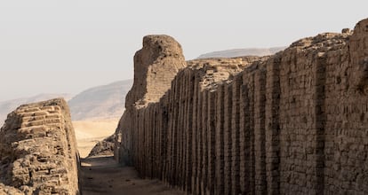 La muralla de Shunet El Zebib.