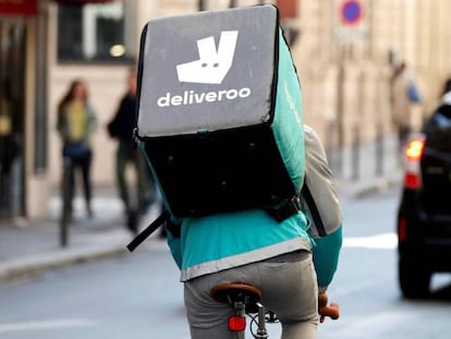  Los “riders” han denunciado ante la Inspección de Trabajo a Deliveroo.