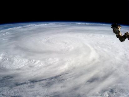 Imagen del Haiyan tomada el 9 de noviembre por la NASA.