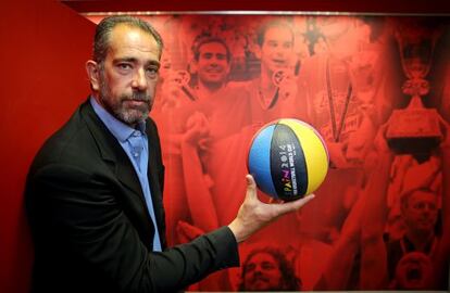 Juan Antonio Orenga, seleccionador espa&ntilde;ol de baloncesto.