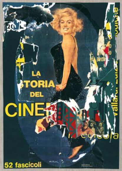 D&eacute;collage (1966), de Mimmo Rotella.