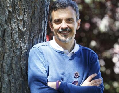 José Manuel López, ayer en la pradera de San Isidro