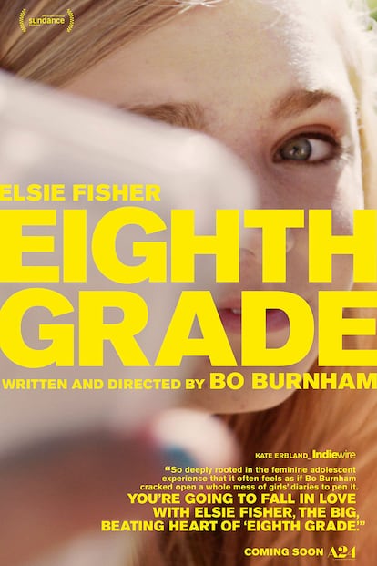 Cartel de ‘Eighth Grade’, sin fecha aún de estreno en España.