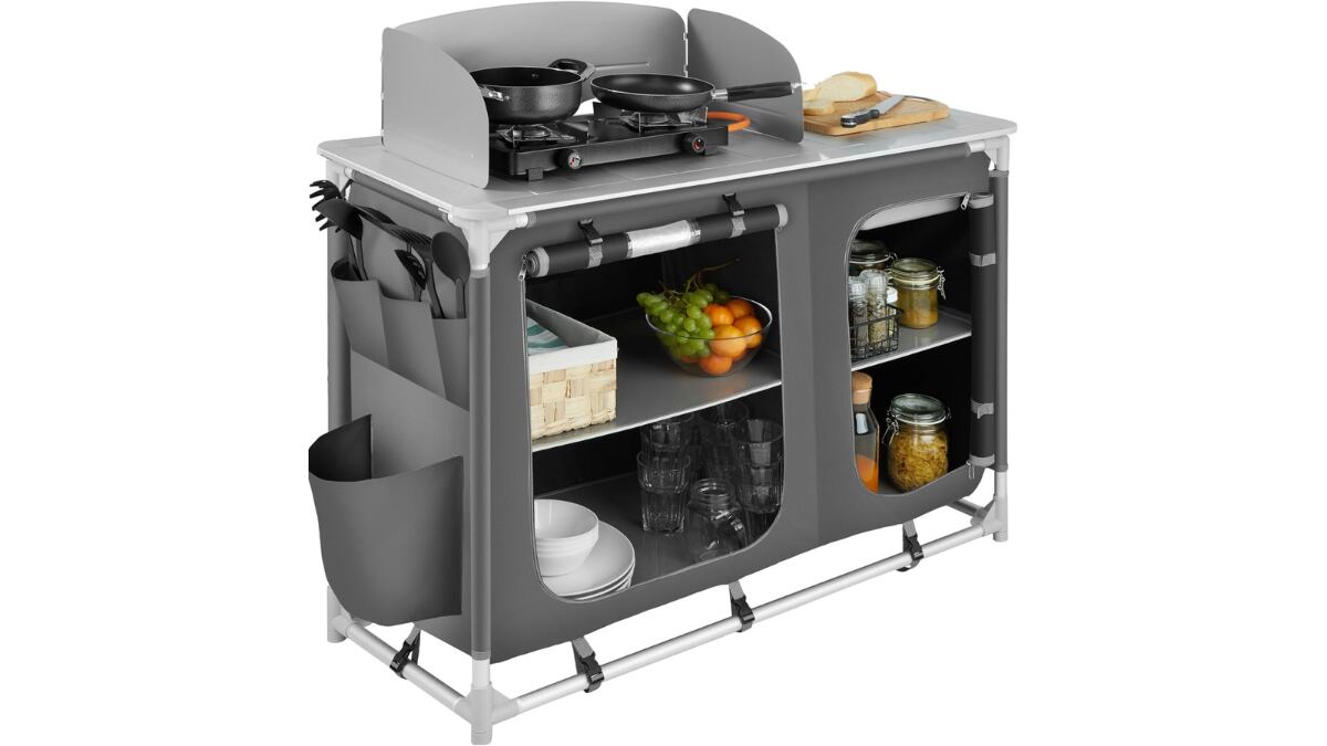 Cocina de camping.