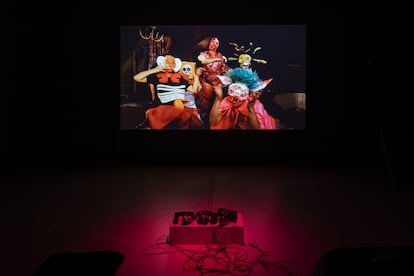 The ‘Tzitzimime Trilogy’ installation at La Casa Encendida.